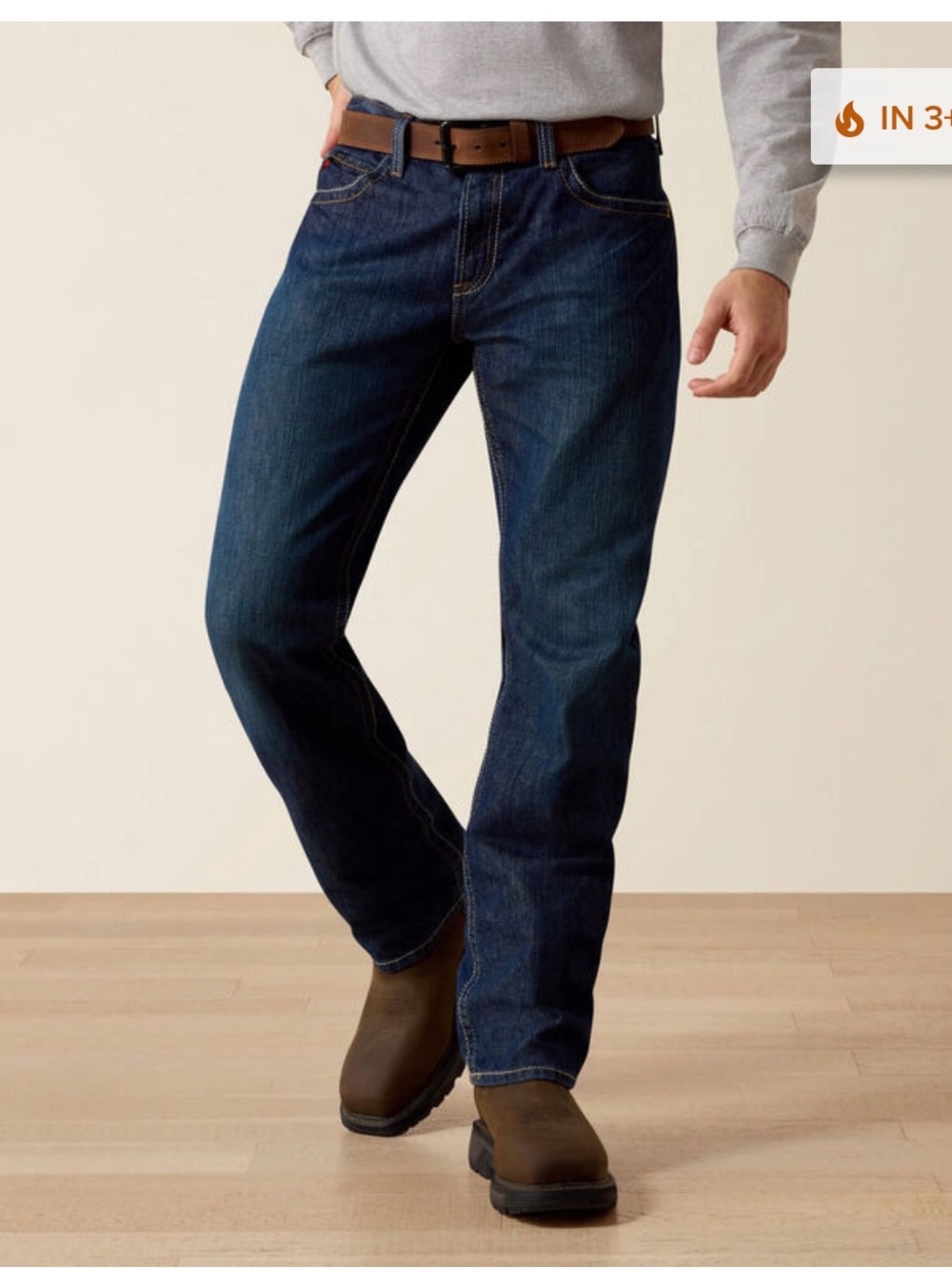 Ariat Fr M3 Loose Basic Stackable Straight Leg Jean View 2